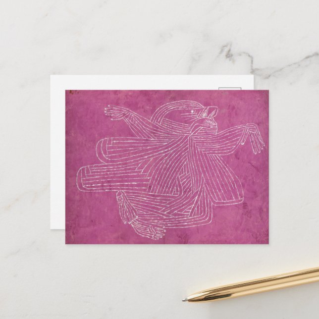 Cartes Pour Fêtes Annuelles Le Créateur de Paul Klee (Devant/Arrière en situation)