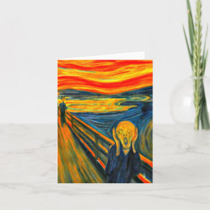 Cartes Pour Fêtes Annuelles Le cri, Art raffiné de Munch