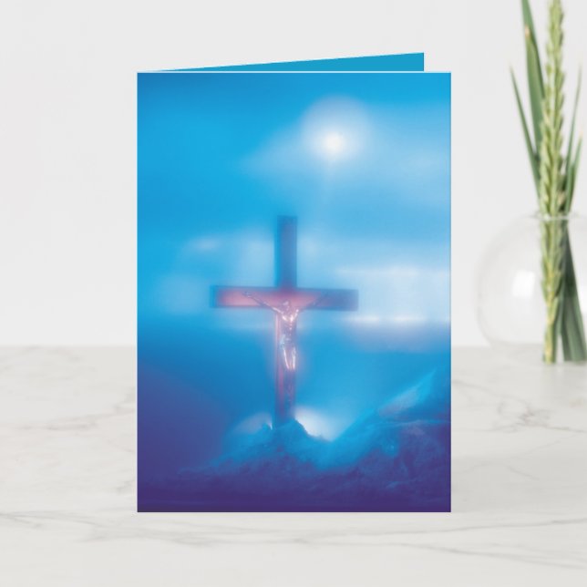Cartes Pour Fêtes Annuelles Le Crucifix - (Devant)