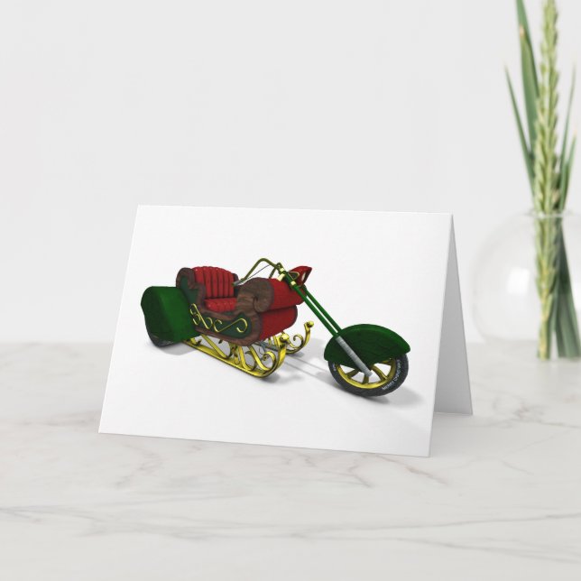Cartes Pour Fêtes Annuelles Le Feu du Père Noël (Devant)