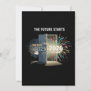 Cartes Pour Fêtes Annuelles Le Futur Commence Bonne Année 2026