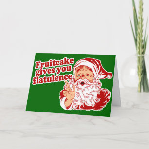 Cartes Pour Fêtes Annuelles Le gâteau de fruits secs vous donne la flatulence