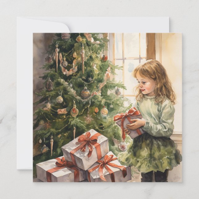 Cartes Pour Fêtes Annuelles Le Giving Tree (Devant)