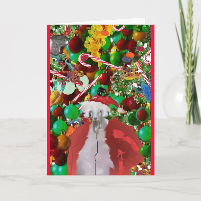 Cartes Pour Fêtes Annuelles le gOaTINgS des saisons (Devant)
