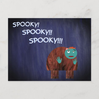 Cartes Pour Fêtes Annuelles Le Hunchback en zombie