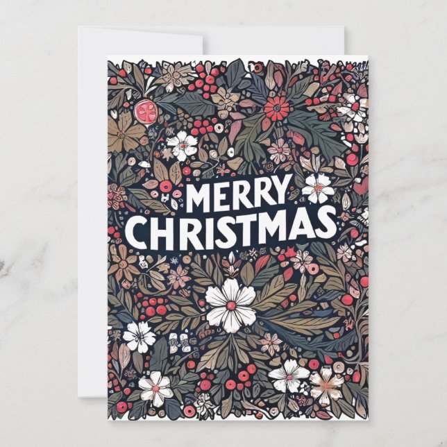Cartes Pour Fêtes Annuelles le jardin (Devant)