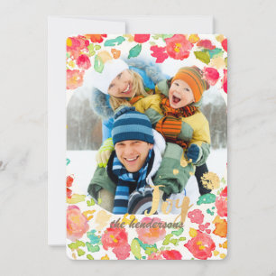 Cartes Pour Fêtes Annuelles Le jardin/carte de fin de année des sophie de