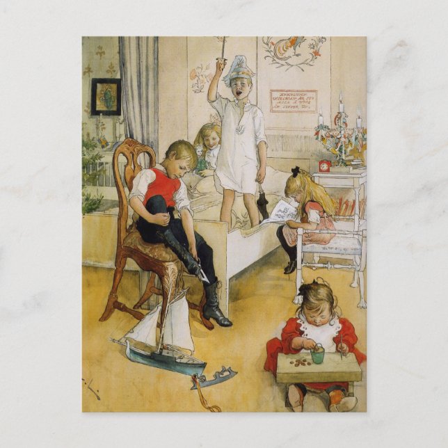 Cartes Pour Fêtes Annuelles Le Jour Christmas de la Nursery (Devant)