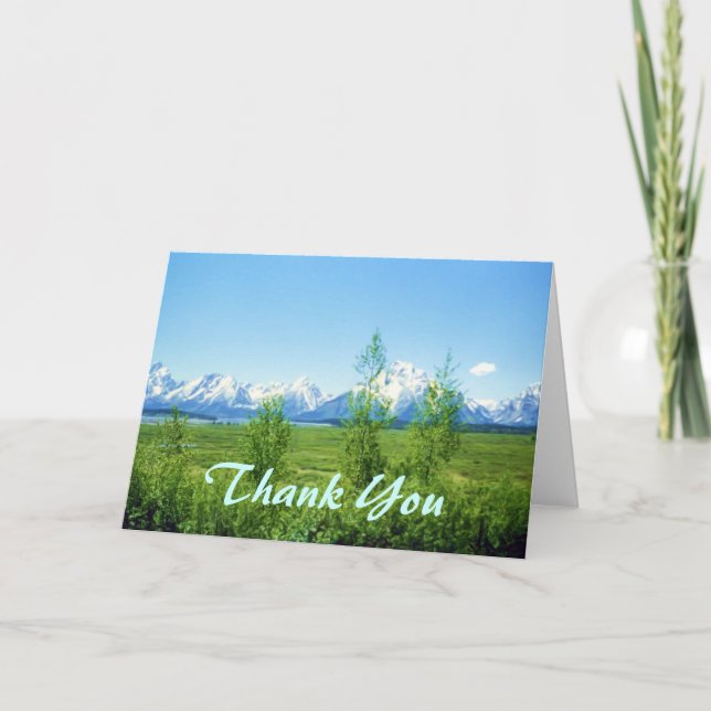 Cartes Pour Fêtes Annuelles Le Jour de Saut de Teton (Devant)