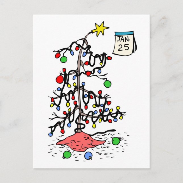 Cartes Pour Fêtes Annuelles Le Joyeux Noël tardif Carte-Voient le de (Devant)