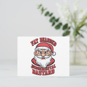 Cartes Pour Fêtes Annuelles Le Jugement Arboré De Gras Bastard Hilarious Père 