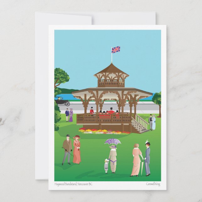 Cartes Pour Fêtes Annuelles Le kiosque Haywood - Vancouver (Devant)