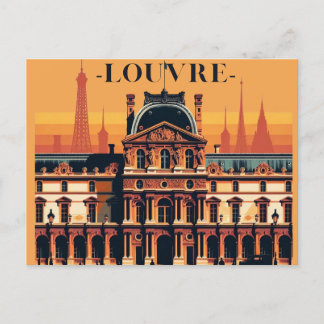 Cartes Pour Fêtes Annuelles Le Louvre : Elégance parisienne et vintage culture