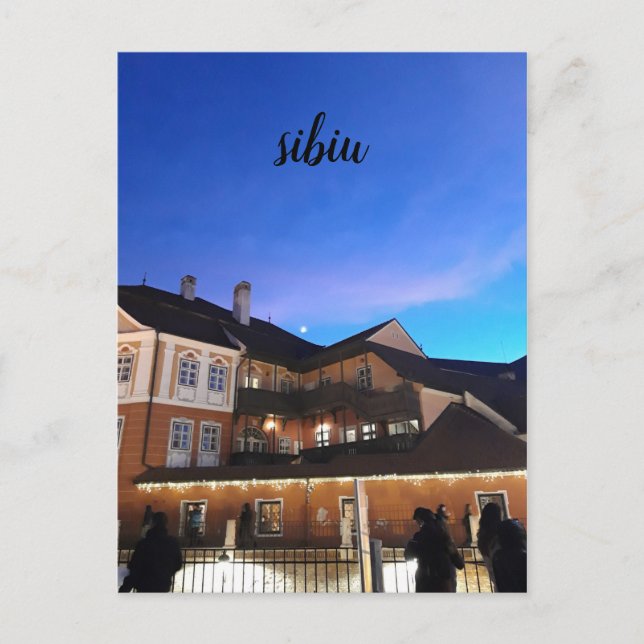 Cartes Pour Fêtes Annuelles Le magnifique Sky Sibiu (Devant)