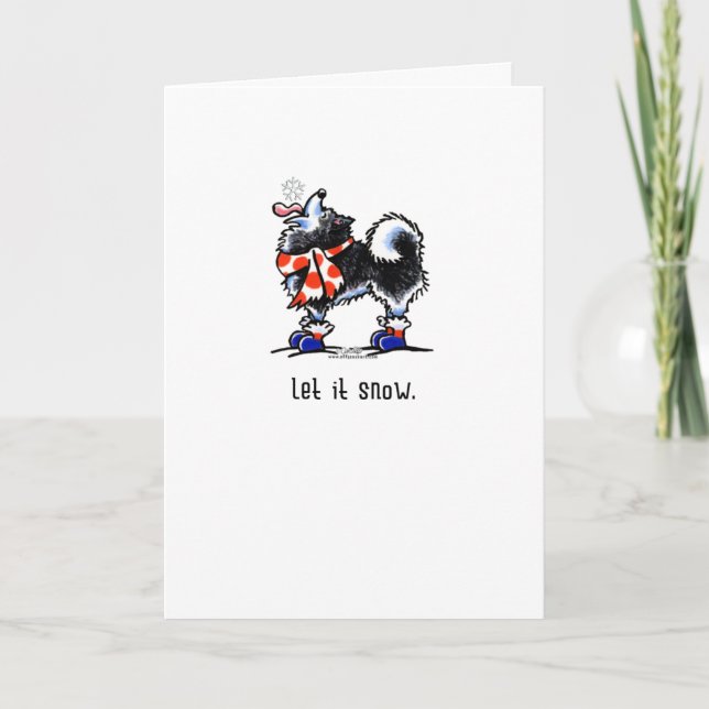 Cartes Pour Fêtes Annuelles Le Malamute d'Alaska/chien de traîneau sibérien (Devant)