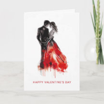 Le minimaliste moderne Valentine's Day Couple en a
