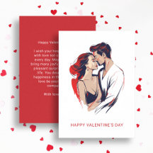 Le minimaliste moderne Valentine's Day Couple en a