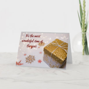 Cartes Pour Fêtes Annuelles *Le moment le plus merveilleux de l'année* 