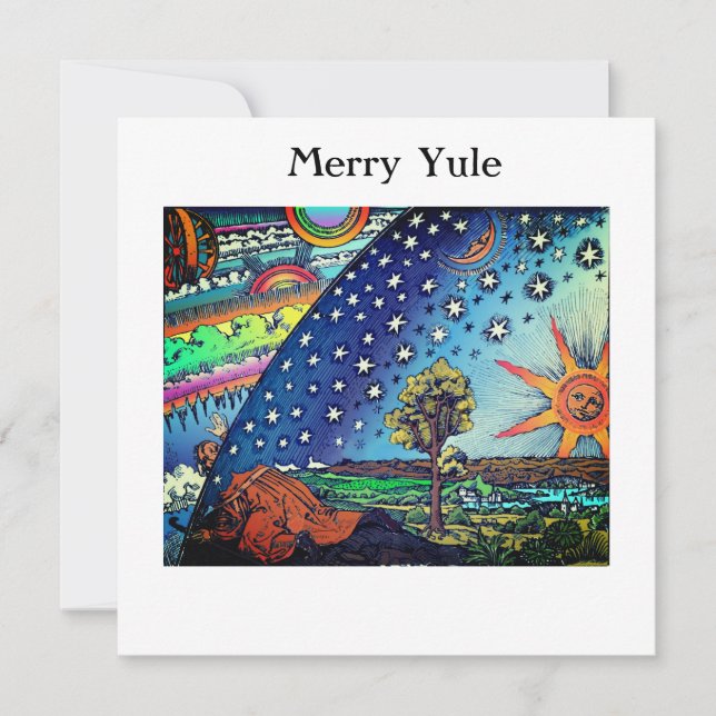 Cartes Pour Fêtes Annuelles Le monde caché (carte Yule) (Devant)