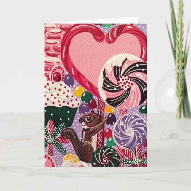 Cartes Pour Fêtes Annuelles Le Monde de Menthe de Mme Elizabeth (Devant)