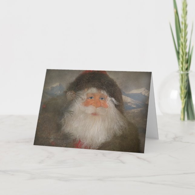 Cartes Pour Fêtes Annuelles Le Montana Père Noël (Devant)