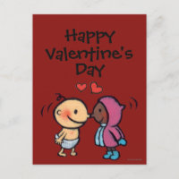 Le nez esquimau amical embrasse des enfants