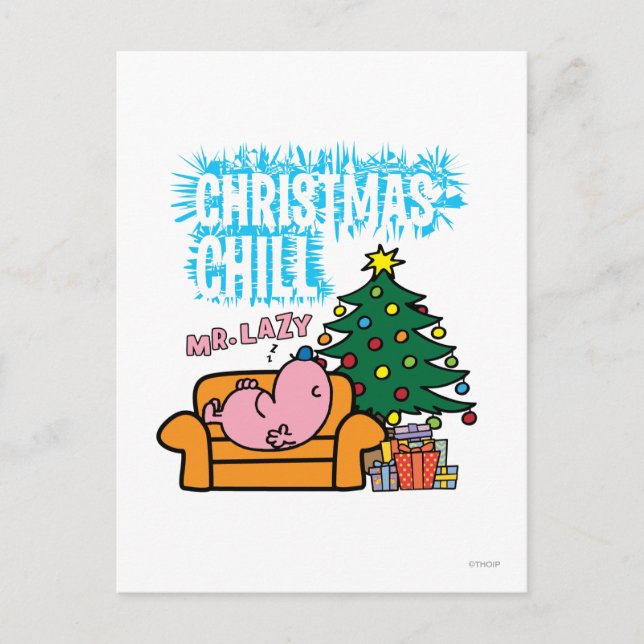 Cartes Pour Fêtes Annuelles Le Noël de M. Lazy (Devant)