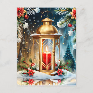 Cartes Pour Fêtes Annuelles Le Noël délicieux de la lanterne est un beau soupi