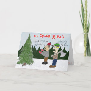 Cartes Pour Fêtes Annuelles Le Noël des cyniques