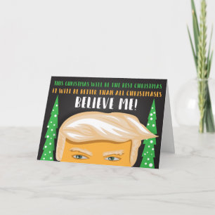 Cartes Pour Fêtes Annuelles Le Noël du meilleur drôle Donald Trump