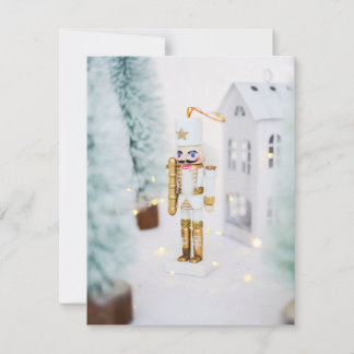 Cartes Pour Fêtes Annuelles Le Nutcracker en hiver