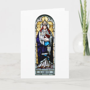 Cartes Pour Fêtes Annuelles Le Pape Saint Grégoire le Grand - Vitrail