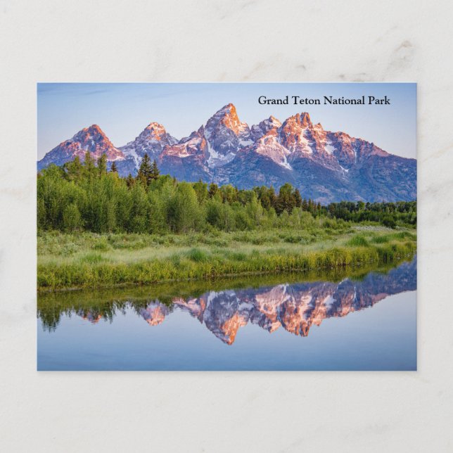 Cartes Pour Fêtes Annuelles Le Parc national de Grand Teton (Devant)