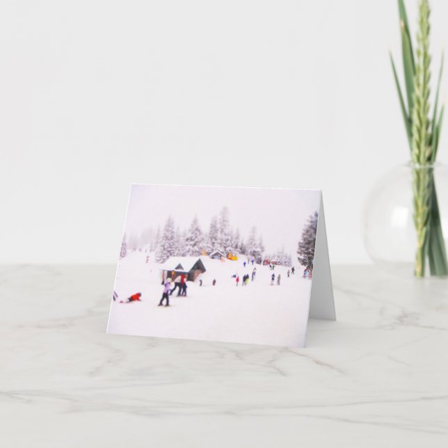 Cartes Pour Fêtes Annuelles Le pays des merveilles d'hiver (Devant)