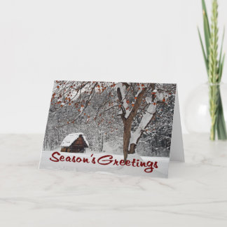 Cartes Pour Fêtes Annuelles Le pays des merveilles d'hiver (Bonnes Fêtes)