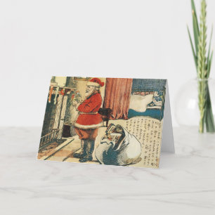 Cartes Pour Fêtes Annuelles Le père noël au Japon, 1914