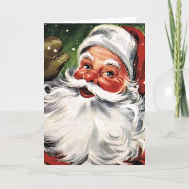 Cartes Pour Fêtes Annuelles Le père noël de ondulation (Devant)