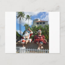 Le père noël en Hawaï