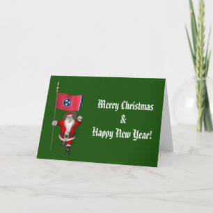 Cartes Pour Fêtes Annuelles Le Père Noël Ensignant Le Tennessee