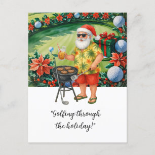 Cartes Pour Fêtes Annuelles Le Père Noël fête Noël en juillet