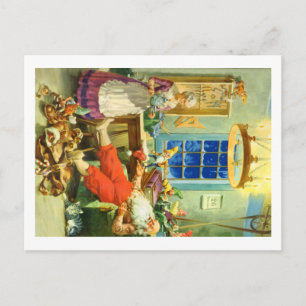 Cartes Pour Fêtes Annuelles Le père noël revient au Pôle Nord