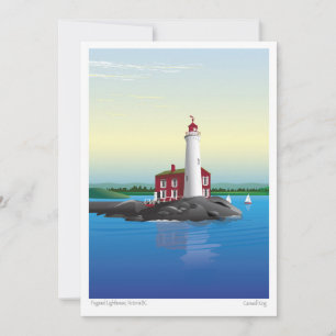 Cartes Pour Fêtes Annuelles Le phare de Fisgard