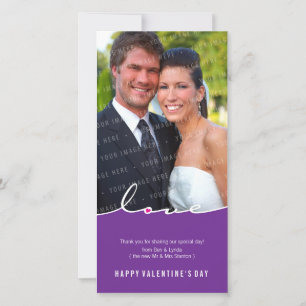 Cartes Pour Fêtes Annuelles LE PHOTOCARD DE VALENTINE : : clivage 8P d'amour