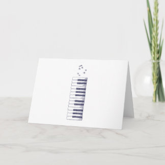 Cartes Pour Fêtes Annuelles Le piano verrouille des cadeaux de cru de clavier