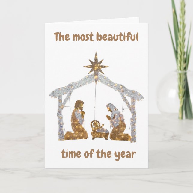 CARTES POUR FÊTES ANNUELLES LE PLUS BEAU TEMPS DE L'ANNÉE ! (Devant)