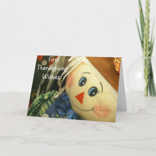 CARTES POUR FÊTES ANNUELLES LE PREMIER REMERCIEMENT DE BÉBÉ