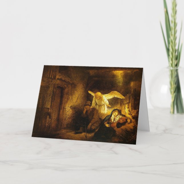 Cartes Pour Fêtes Annuelles Le rêve de Joseph - Noël (Devant)