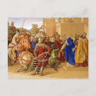 Cartes Pour Fêtes Annuelles Le roi Arthur et les chevaliers de la table ronde