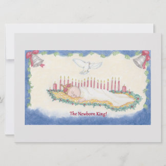 Cartes Pour Fêtes Annuelles Le Roi Nouveau-Né