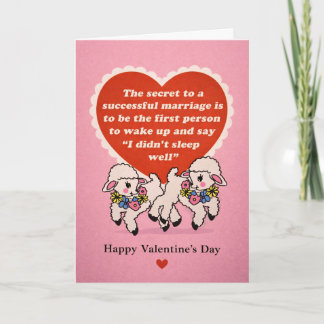 Cartes Pour Fêtes Annuelles Le Secret d'un Mariage Heureux